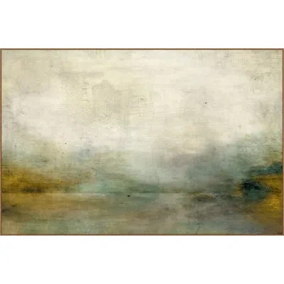 Wendover Art Group Spring Equinox - Floater Frame Painting On Canvas In Green