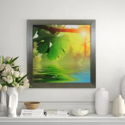 Wendover Art Group Spring Reflections - Picture Frame Graphic Art On Canvas In Blue;green;orange