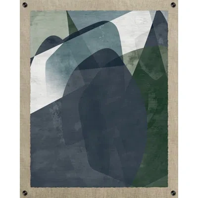 Wendover Art Group Stained Glass 2 By Thom Filicia - Picture Frame Graphic Art On Paper In Green