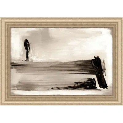 Wendover Art Group Standing 2 By Thom Filicia - Picture Frame Painting On Canvas In Black;gray