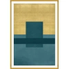Wendover Art Group Standing Still 3 In Teal,gold