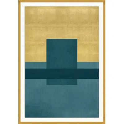 Wendover Art Group Standing Still 3 In Teal,gold