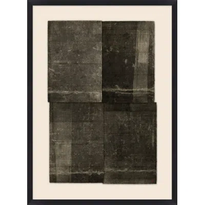 Wendover Art Group Subtle Divides 2 By Thom Filicia - Single Picture Frame Painting In Black