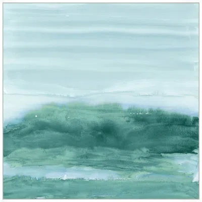 Wendover Art Group Subtle Landscape 1 In Light Blue,teal