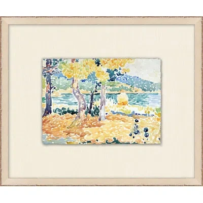 Wendover Art Group Summer Landscape - Picture Frame Painting In Blue;yellow;organe