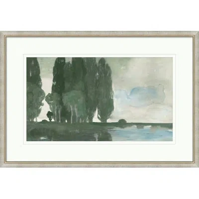 Wendover Art Group Summer Romance 3 - Painting On Paper In Brown;green;gray