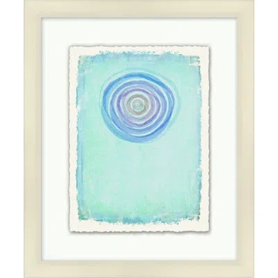 Wendover Art Group Summer Solstice 2 By Christopher Kennedy - Picture Frame Painting On Paper In Blue;green