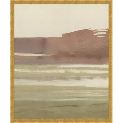 Wendover Art Group Sunrise Marsh 1 By Thom Filicia - Picture Frame Painting On Canvas In Brown;green;sand