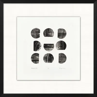 Wendover Art Group Surface Tension 8 By Christopher Kennedy - Picture Frame Graphic Art On Paper In Black;white