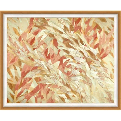 Wendover Art Group Swoosh - Picture Frame Painting In Yellow;orange