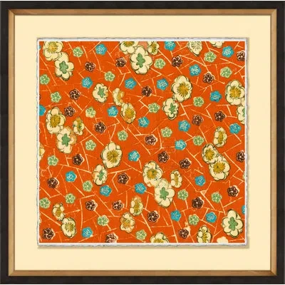Wendover Art Group Tangerine I - Picture Frame Painting On Paper In Orange