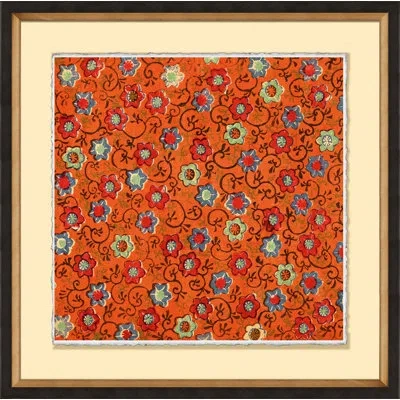 Wendover Art Group Tangerine Ii - Picture Frame Painting On Paper In Red