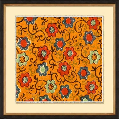 Wendover Art Group Tangerine Iv - Picture Frame Painting On Paper In Orange