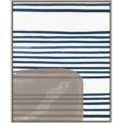Wendover Art Group " Taupe Transactions 4 " In Navy,gray