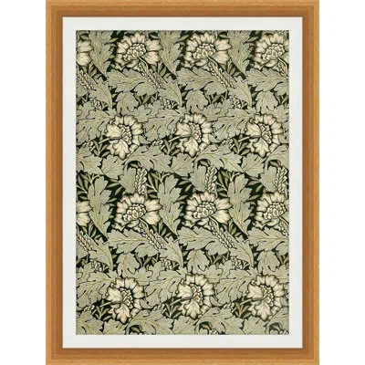 Wendover Art Group Textile Interpretation 10 - Picture Frame Graphic Art On Paper In Green;beige