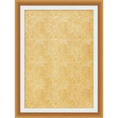 Wendover Art Group Textile Interpretation 8 - Picture Frame Graphic Art On Paper In Beige