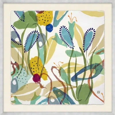 Wendover Art Group Thalasic Efforesce Iii - Picture Frame Painting On Paper In Multicolor