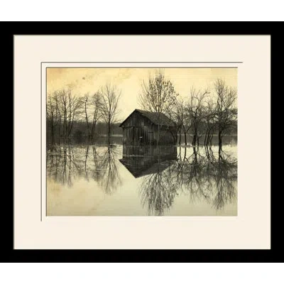 Wendover Art Group The Old Mill Ii - Picture Frame Photograph On Paper In Gray;beige