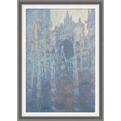 Wendover Art Group The Study Of Light Series 2 - Picture Frame Painting On Paper In Blue;white;yellow