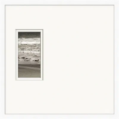 Wendover Art Group Thin Shores 1 By Thom Filicia - Picture Frame Photograph On Paper In White;gray