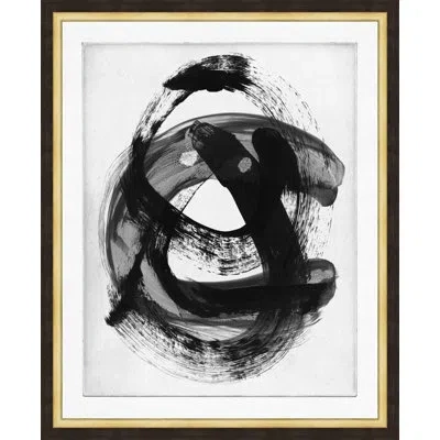 Wendover Art Group Thom Filicia Oculus 2 - Picture Frame Painting Print In Black;white