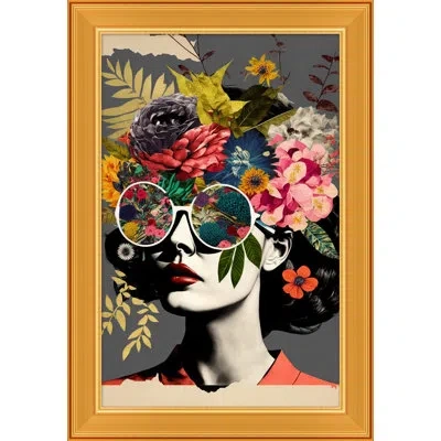 Wendover Art Group Through Floral Lenses By Lillian August - Single Picture Frame Graphic Art In Black;green;red