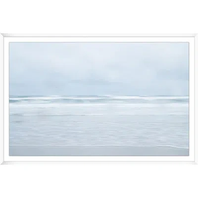 Wendover Art Group Tides In Motion By Lillian August - Single Picture Frame Painting In Blue;ivory