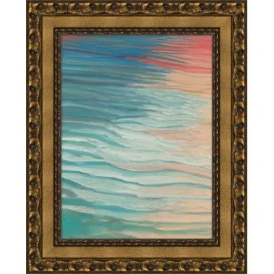 Wendover Art Group Tides Of Sunset By Thom Filicia - Picture Frame Painting On Canvas In Blue;orange