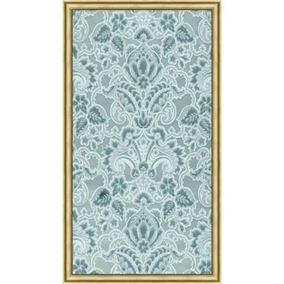 Wendover Art Group Tiffany Panel 4 - Picture Frame Graphic Art On Paper In Blue;gray