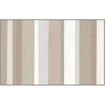 Wendover Art Group Tonal Stripe In White,tan,brown,gray