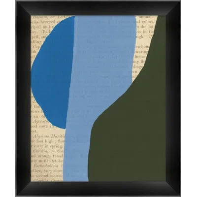 Wendover Art Group Too Little Space 1 In Blue,green,beige,black