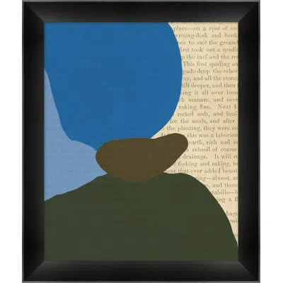 Wendover Art Group Too Little Space 2 In Blue,green,beige,black