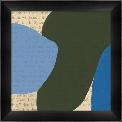 Wendover Art Group Too Much Space 3 In Blue,green,beige,black