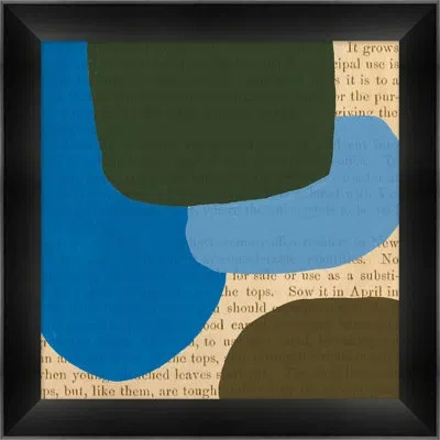 Wendover Art Group Too Much Space 4 In Blue,green,beige,brown