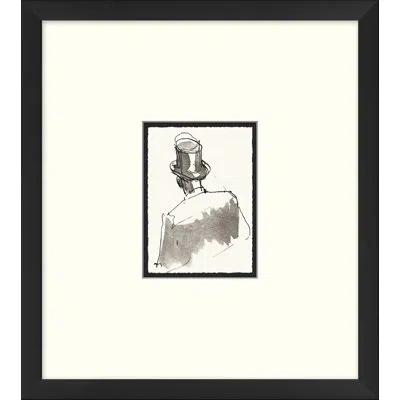 Wendover Art Group Topper 7 - Picture Frame Drawing Print On Paper In Black;white