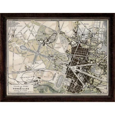 Wendover Art Group Tour Of Versailles Series Iii - Picture Frame Graphic Art On Paper In Brown;green;beige