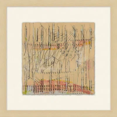 Wendover Art Group Tracings 2 - Picture Frame Painting On Paper In Beige