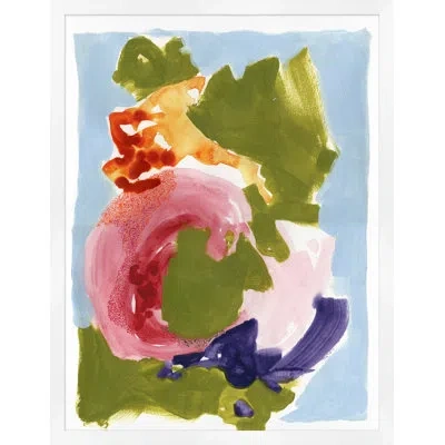 Wendover Art Group Trade Practices In Nature - Picture Frame Painting On Paper In Pink;purple;gold