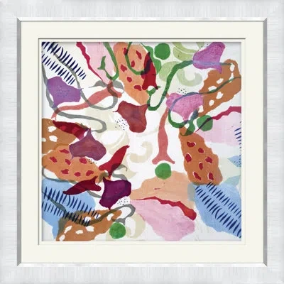 Wendover Art Group Transcendental Bloom Iii - Picture Frame Painting On Paper In Blue;green;orange