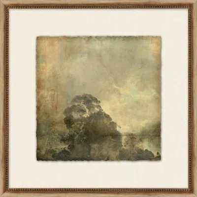 Wendover Art Group Transitional Perspective 1 - Picture Frame Painting On Paper In Green;beige