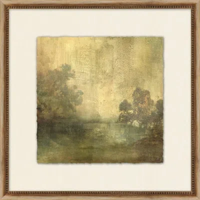 Wendover Art Group Transitional Perspective 15 - Picture Frame Painting On Paper In Brown;beige