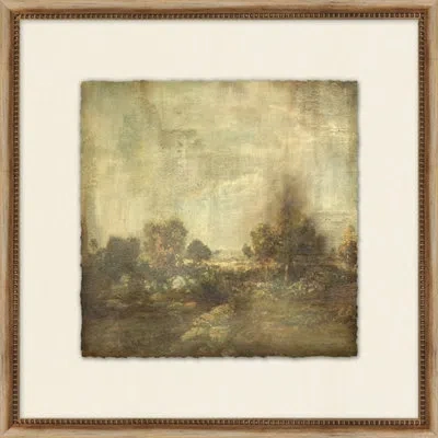 Wendover Art Group Transitional Perspective 8 - Picture Frame Painting On Paper In Brown;green