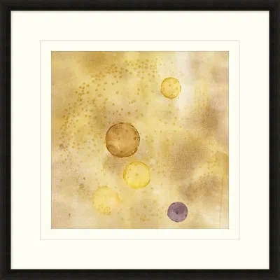 Wendover Art Group Transitions 2 - Picture Frame Painting On Paper In Beige;yellow