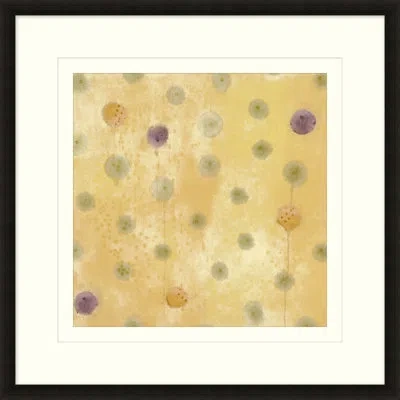 Wendover Art Group Transitions 3 - Picture Frame Painting On Paper In Green;beige