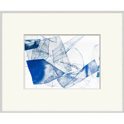 Wendover Art Group Translucid Etchings 5 - Picture Frame Painting On Paper In Blue;white