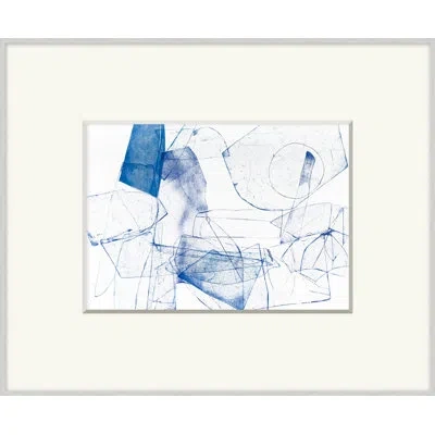Wendover Art Group Translucid Etchings 6 - Picture Frame Painting On Paper In Blue;white