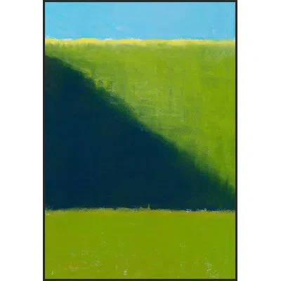 Wendover Art Group Tree Line Shadow - Picture Frame Graphic Art In Blue;green;dark Green