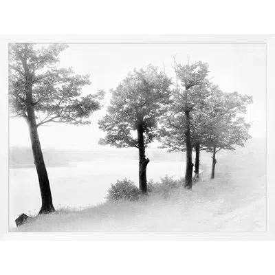 Wendover Art Group Treeline (la4306) In Black,gray,white