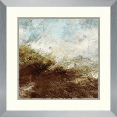 Wendover Art Group Turbulent Moment I - Picture Frame Painting On Paper In Brown