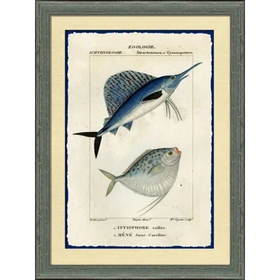 Wendover Art Group Turpins Blues I - Picture Frame Painting On Paper In Blue;white;gray